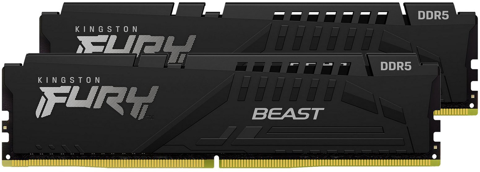 Память DDR5 2x8Gb 6000MHz Kingston KF560C36BBEK2-16 Fury Beast RTL Gaming PC5-48000 CL36 DIMM 288-pi