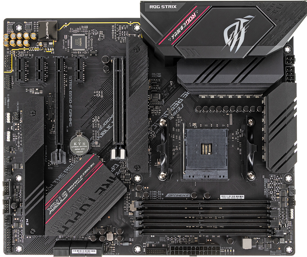Материнская плата Asus ROG STRIX B550-F GAMING Soc-AM4 AMD B550 4xDDR4 ATX AC`97 8ch(7.1) 2.5Gg RAID