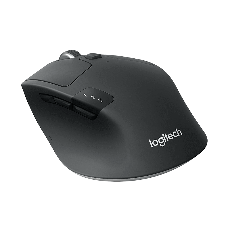 Мышь Logitech M720 Triathlon черный оптическая 1000dpi беспров. BT/Radio USB 6but (910-004794)