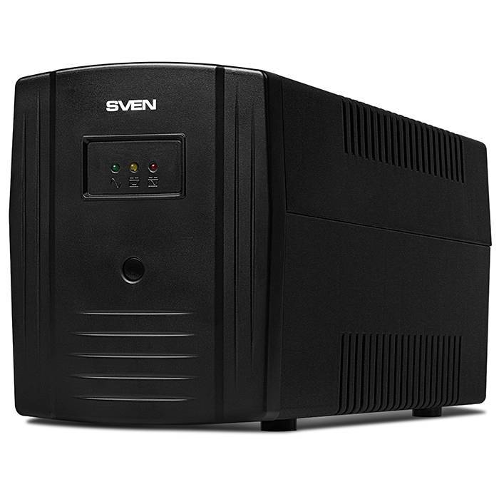 ИБП SVEN Pro 1000 (USB) Line-interactive 1000VA/720W (3×CEE7/4, USB, аппроксимированная синусоида)(S