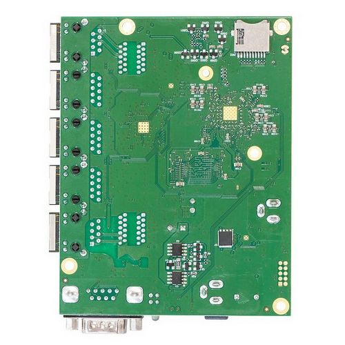 Маршрутизатор MIKROTIK RB450Gx4 без корпуса RouterBOARD 450Gx4 with four core 716MHz Atheros CPU, 1 