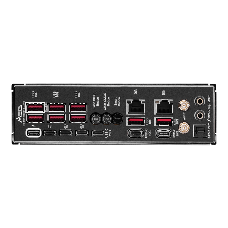 Материнская плата MSI MEG Z890 GODLIKE Z890, LGA1851, 4*DDR5, 2*PCIEx16, 1*PCIEx4, 8*M.2, 7*TypeC, 8