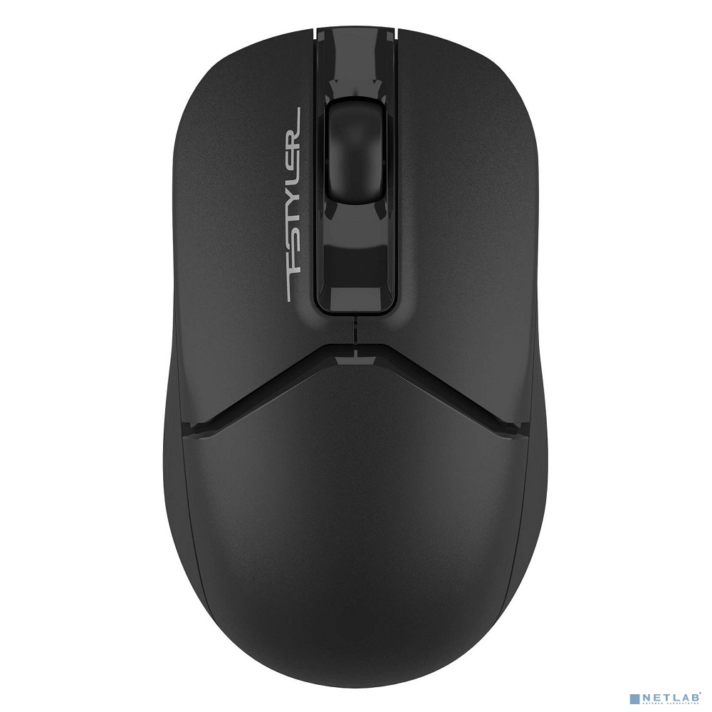 Мышь A4Tech Fstyler FG12 черный оптическая 1200dpi беспров. USB 3but (FG12 BLACK)