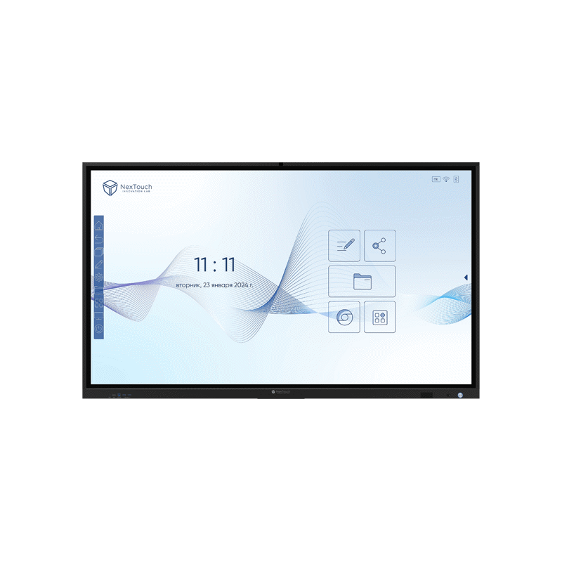 Интерактивный комплекс NextPanel 86", 4К (3840*2160), 400 кд/м2, 4000:1, IR, 10 мс, 20 касаний, WiFi