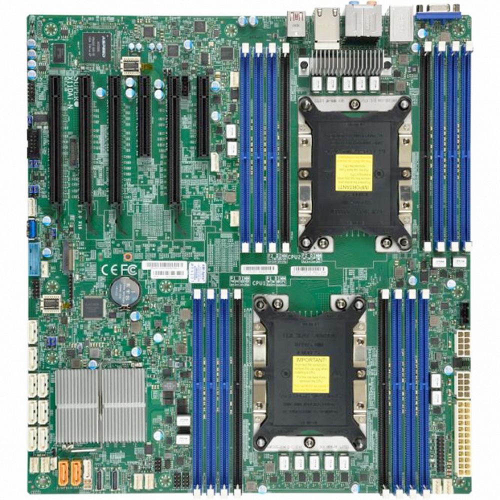 Материнская плата Supermicro MBD-X11DAI-N-B {Soc-3647 iC621 eATX 16xDDR4 10xSATA3 SATA RAID iC621 2х