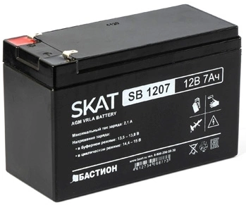 Батарея для ИБП Бастион SKAT SB 1207 12В 7Ач
