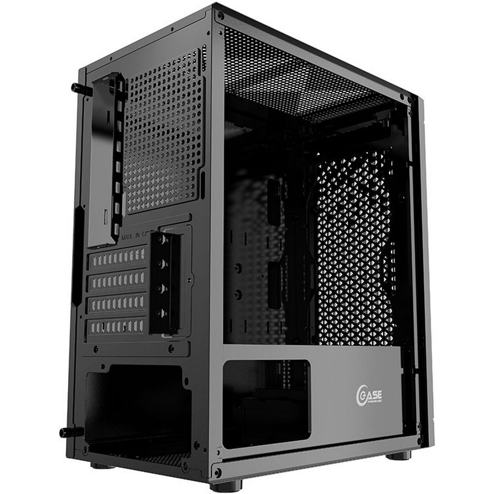 Корпус Powercase Корпус Powercase Mistral Micro Z3B Mesh LED, Tempered Glass, 2x 140mm + 1х 120mm 5-