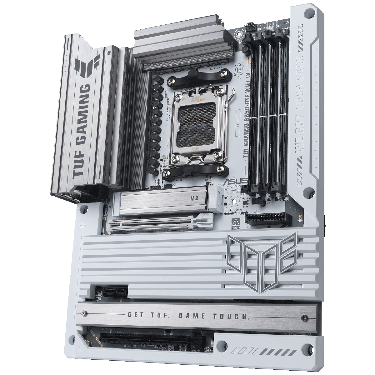 Материнская плата ASUS TUF GAMING B850-BTF WIFI W, AM5, B850, 4*DDR5, 4*SATA, 3*M.2, 7*USB 3.2, 2*US
