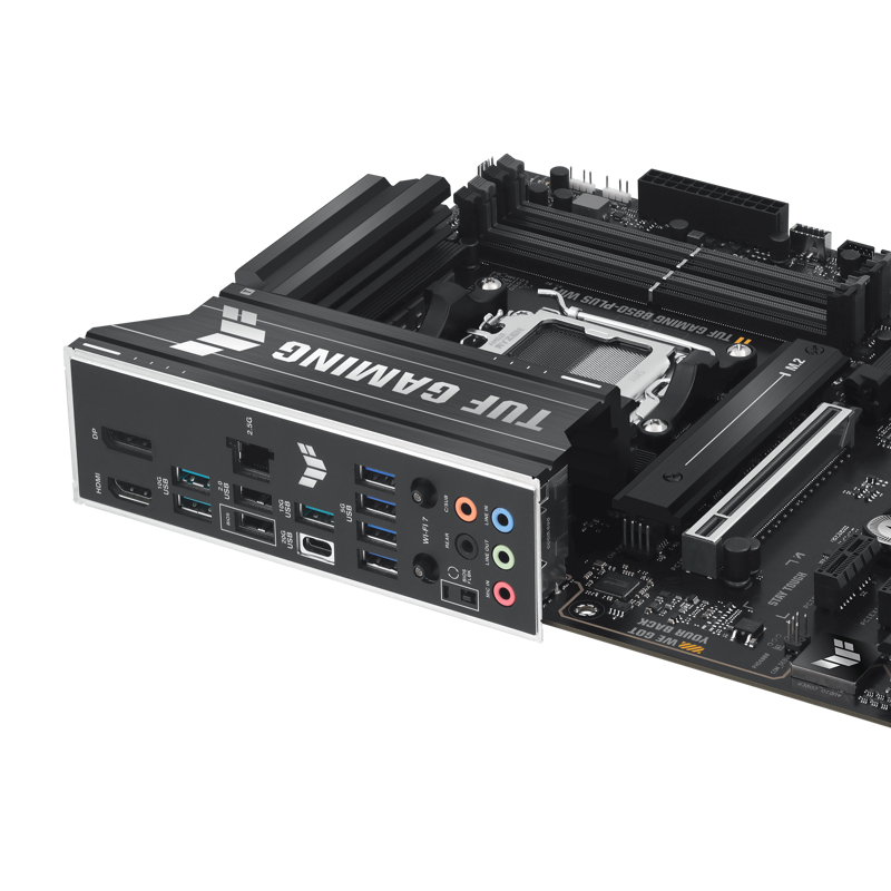 Материнская плата Asus TUF GAMING B850-PLUS WIFI Socket AM5 AMD B850 4xDDR5 ATX AC`97 8ch(7.1) 2.5Gg