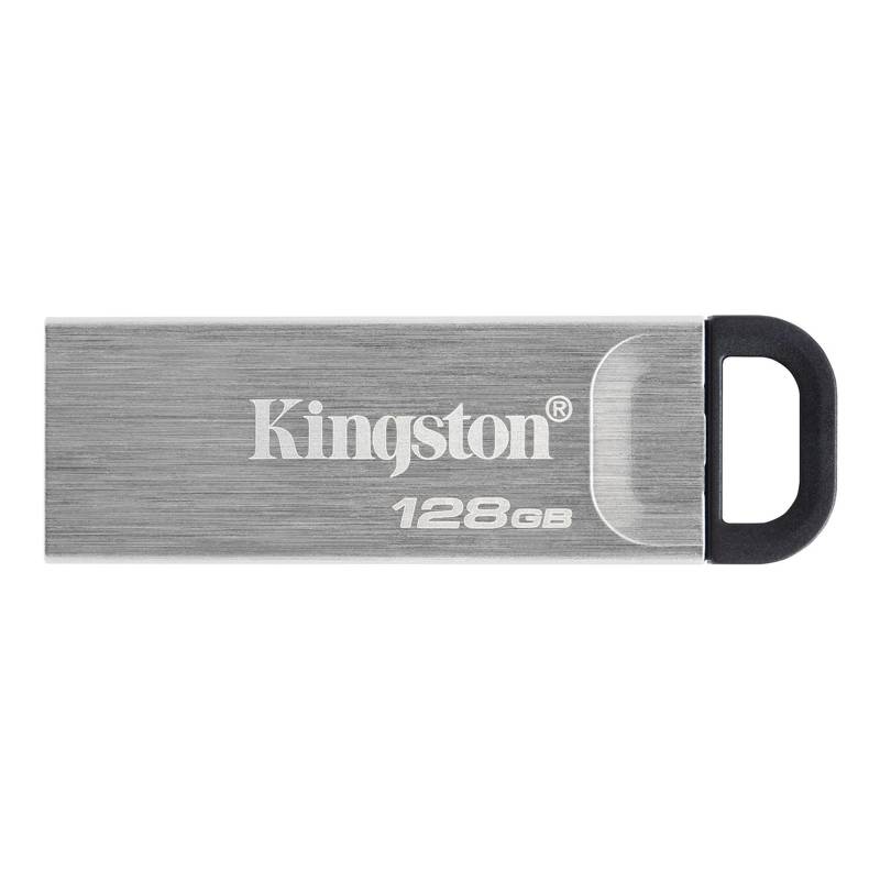 Флеш Диск Kingston 128GB DataTraveler Kyson DTKN/128GB USB3.2 серебристый/черный