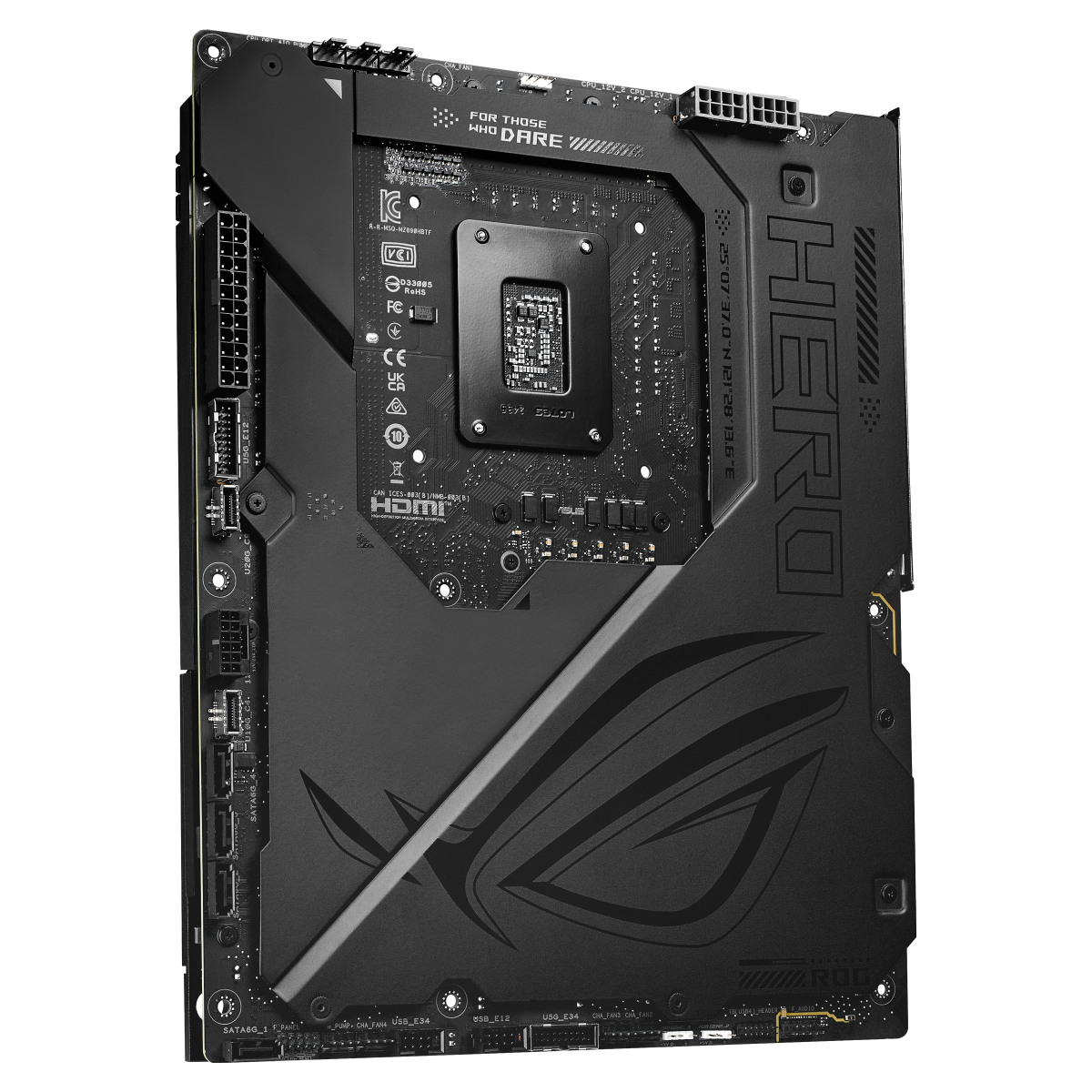 Материнская плата ASUS ROG MAXIMUS Z890 HERO BTF LGA1851 ATX 4хDDR5 PCIEx16 PCIEx4 PCIEx1 6xM.2 2xTh