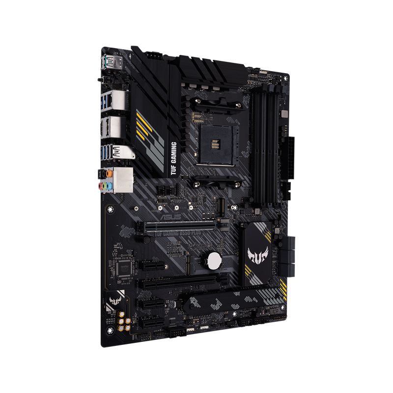 Материнская плата Asus TUF GAMING B550-PLUS Soc-AM4 AMD B550 4xDDR4 ATX AC`97 8ch(7.1) 2.5Gg RAID+HD