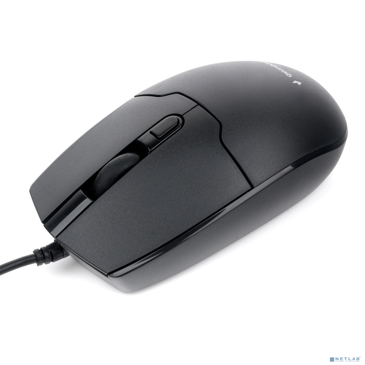 Gembird MOP-430 черный, USB, {проводной, 3кл+колесо-кнопка, 1000/1600 DPI, 1,5 м}