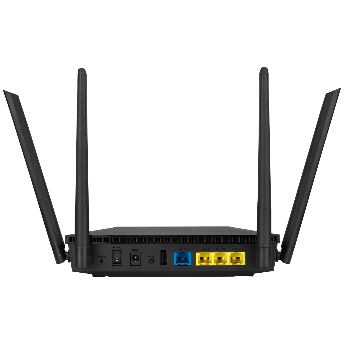 Роутер беспроводной Asus RT-AX1800U AX1800 10/100/1000BASE-TX/4G ready черный