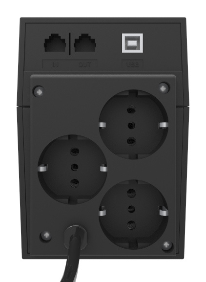 Источник бесперебойного питания Powercom RPT-1000AP EURO 600Вт 1000ВА