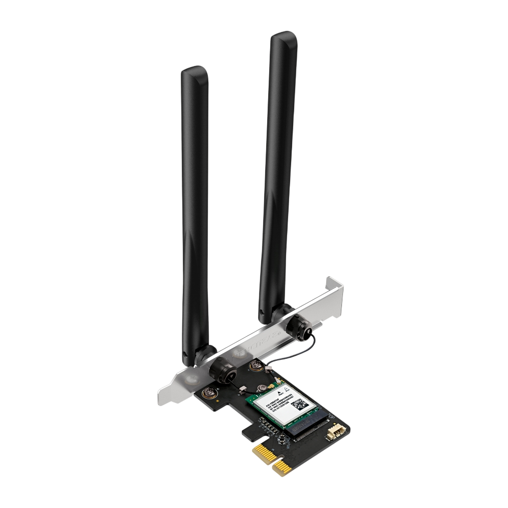Сетевой адаптер Wi-Fi + Bluetooth Mercusys MA70XE AX1800 PCI Express (ант.внеш.несъем.) 2ант.