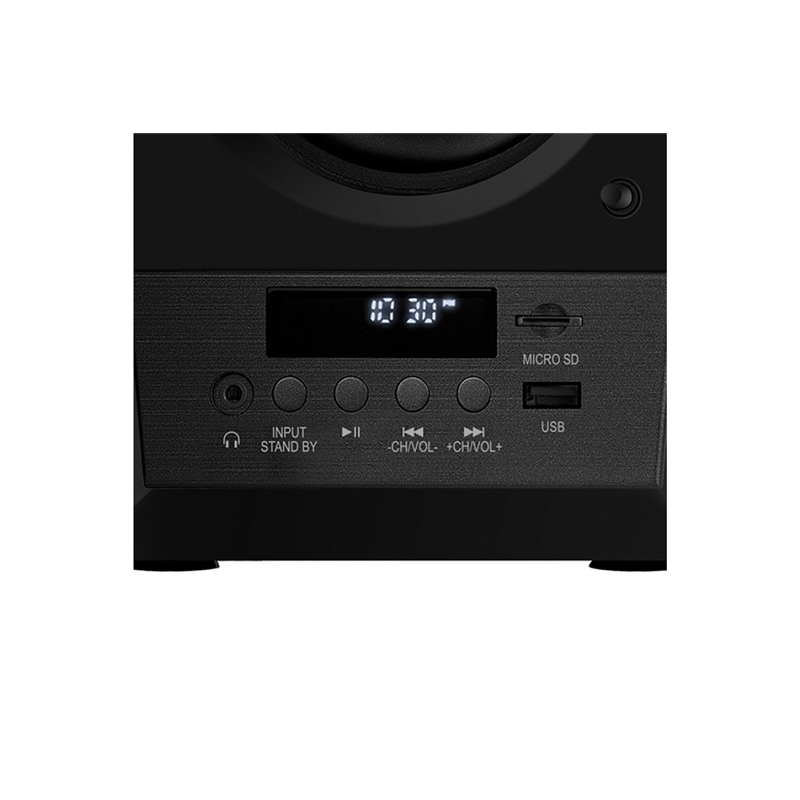 Колонки Sven MC-20 2.0 черный 90Вт BT