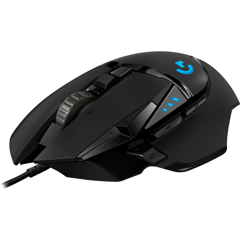Мышь Logitech G502 Hero черный оптическая 25600dpi USB для ноутбука 9but (910-005474)