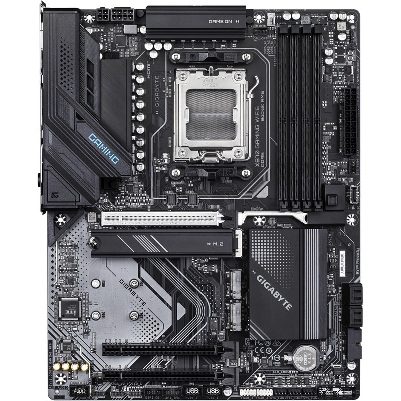Материнская плата GIGABYTE X870 GAMING WIFI6, AM5, X870, 4*DDR5,  4*SATA, 3*M.2, 4*USB 3.2, 4*USB 2.