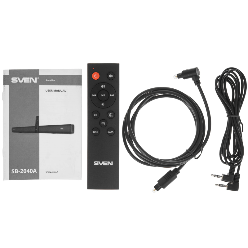 Саундбар SB-2040A, черный (40 Вт, Bluetooth, HDMI, ПДУ, Optical, USB, дисплей)