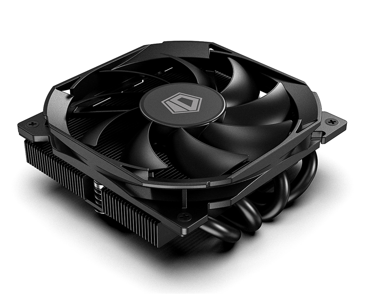 Кулер для процессора ID-COOLING IS-37-XT BLACK LGA1700/1200/115X/AM5/AM4 низкопрофильный высота 37mm