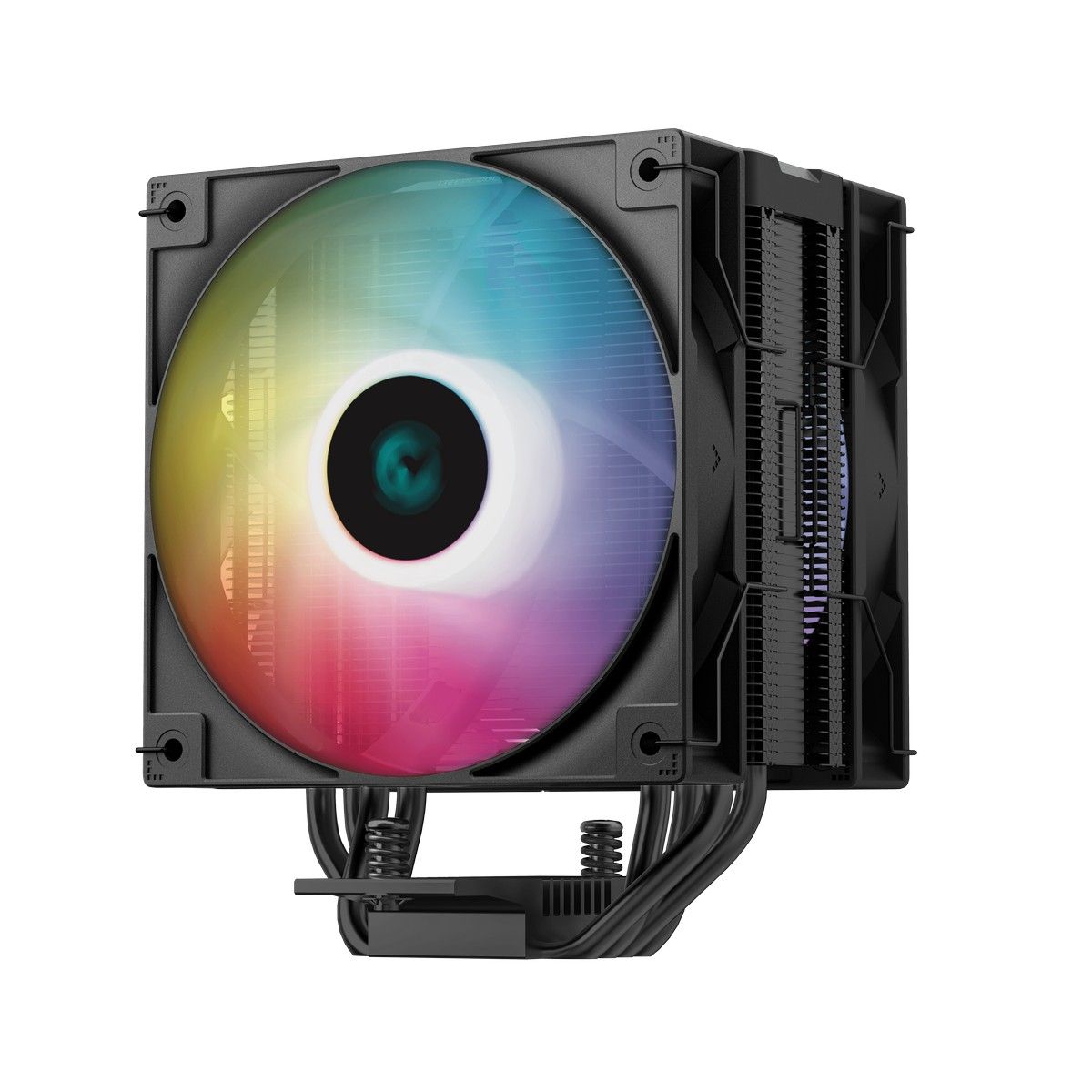 Устройство охлаждения(кулер) Deepcool AG400 Digital Plus ARGB Soc-AM5/AM4/1200/1700/1851 черный 4-pi