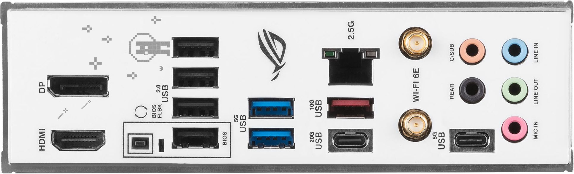 Материнская плата Asus ROG STRIX B760-G GAMING WIFI Soc-1700 Intel B760 4xDDR5 mATX AC`97 8ch(7.1) 2