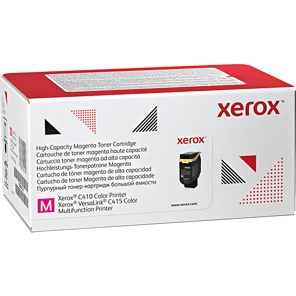 Тонер картридж большой емкости, красный Xerox VLC410/415 (7000 страниц)/ Magenta High Capacity Toner Cartridge, Xerox VLC410/415 (7,000 Pages)
