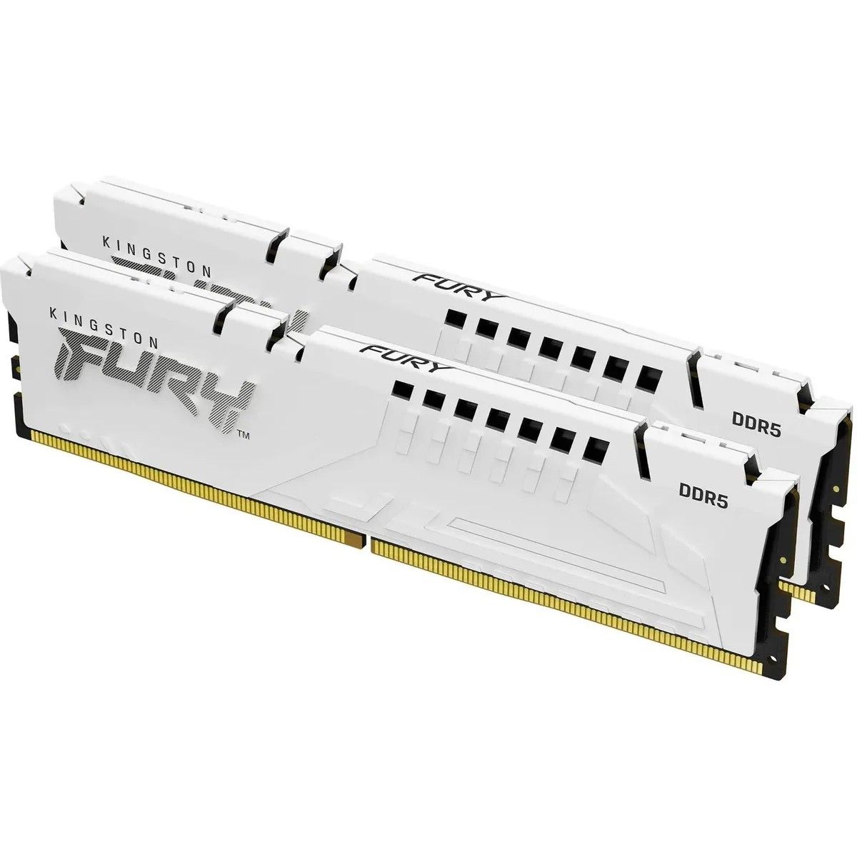 Память DDR5 2x16GB 5600MHz Kingston KF556C36BWEK2-32 Fury Beast White Expo RTL Gaming PC5-44800 CL36