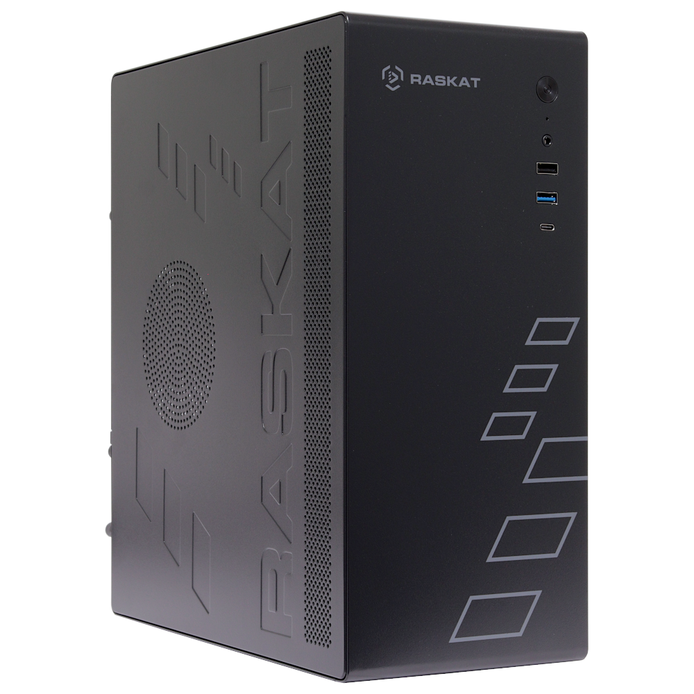 Компьютер Raskat Standart 300 (Intel Core i3 12100, RAM 16Gb, SSD 480Gb, no OS, kb+ms, black)