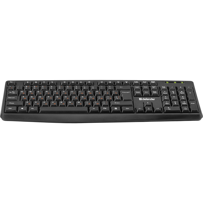 Клавиатура Defender Concept HB-164 черный USB Multimedia (45164)