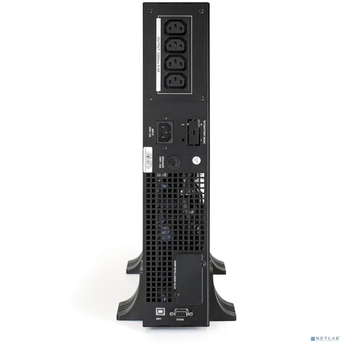 Exegate EP285646RUS ИБП On-line ExeGate PowerExpert ULS-1000.LCD.AVR.C13.USB.RS232.SNMP.2U <1000VA/1