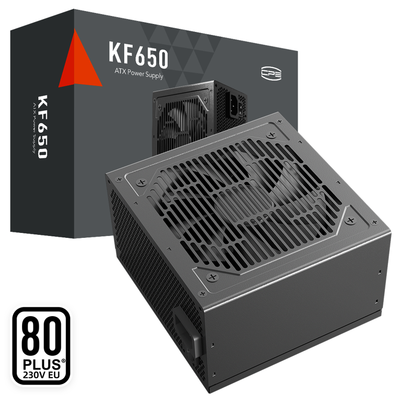 Блок питания PCCOOLER, 650W 80+ White (ATX, ATX 2.4, Non-modular, 1x24(20+4)pin 550mm, 1xCPU*2 8(4+4