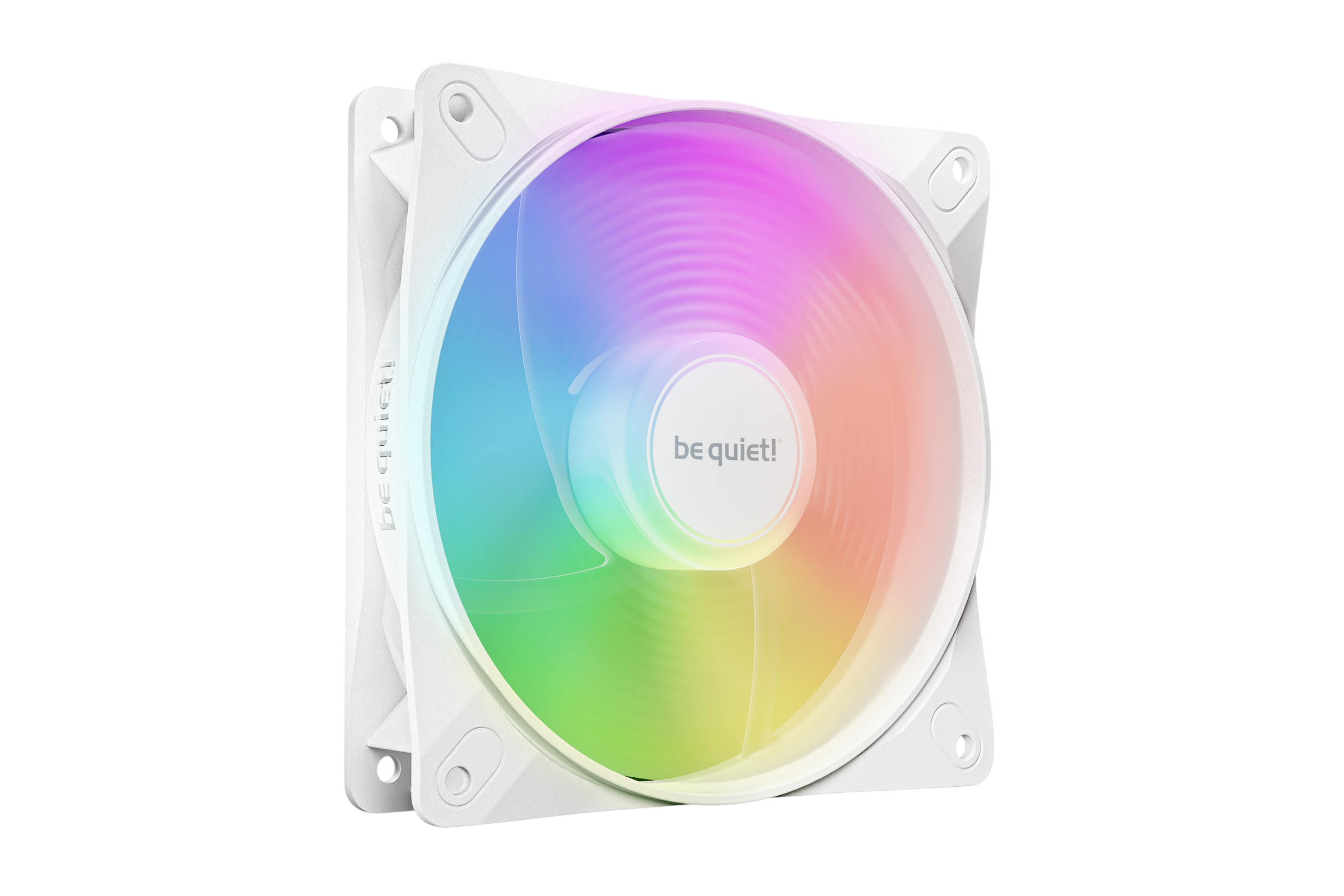 Кулер для корпуса/ Case Cooler be quiet! LIGHT WINGS LX 120mm PWM Reverse White (120x120x25mm, 4-pin PWM, ARGB, 48.8CFM, 28.5dBA, 1500RPM, White)