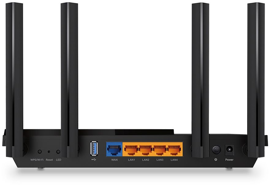 Роутер беспроводной TP-Link Archer AX55 AX3000 10/100/1000BASE-TX/4G ready черный