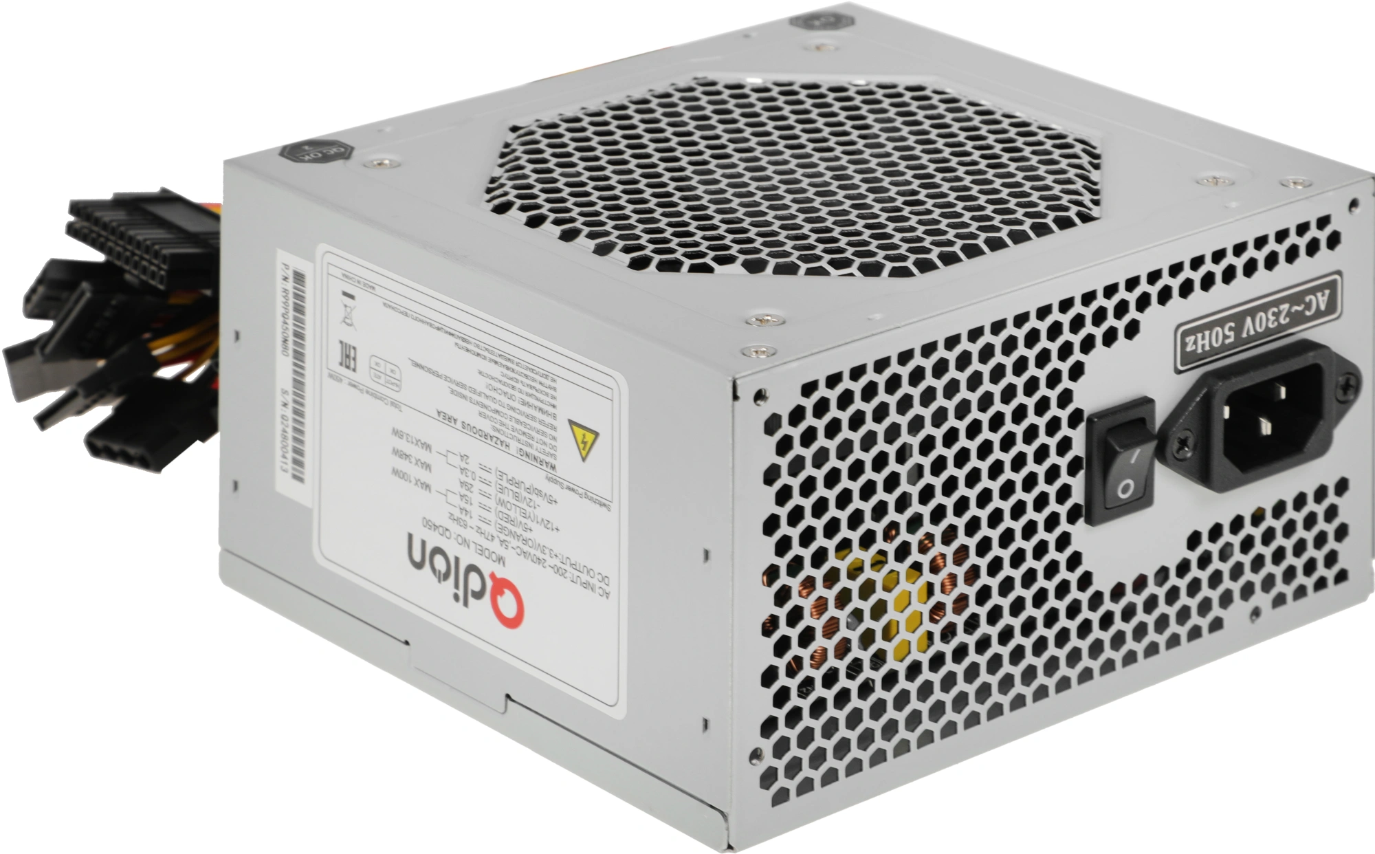 Блок питания Qdion ATX 450W Q-DION QD450 24pin 120mm fan 5xSATA