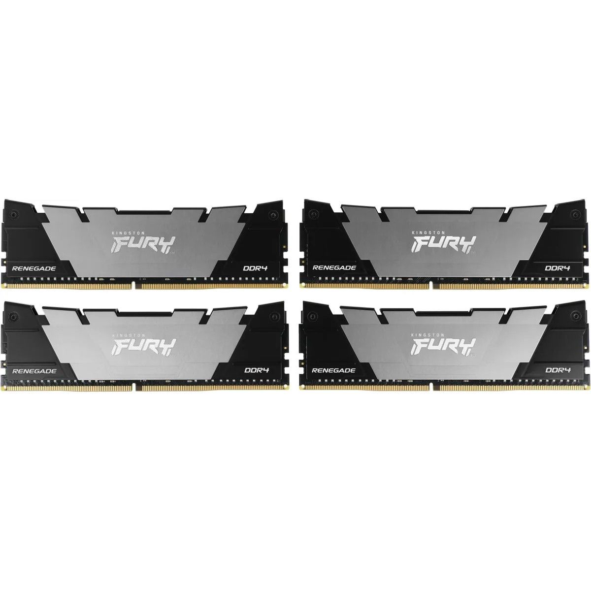 Память DDR4 4x32GB 3200MHz Kingston KF432C16RB2K4/128 Fury Renegade Black RTL Gaming PC4-25600 CL16 