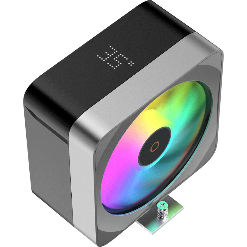Кулер для процессора Ocypus Delta A40 EX BK Digital (200W, 4-pin PWM, LED temp., 157mm, Al/Cu, 4x6mm