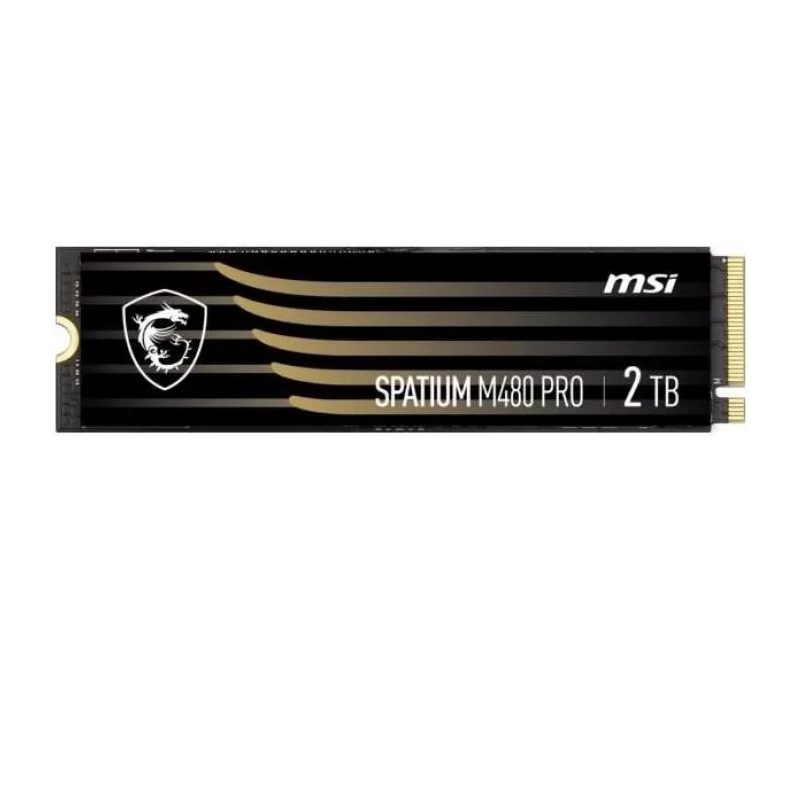 Твердотельный накопитель MSI SSD SPATIUM M480 PRO 2TB M.2 2280 PCle 4.0 NVMe R7400/W7000MB/s 3D NAND
