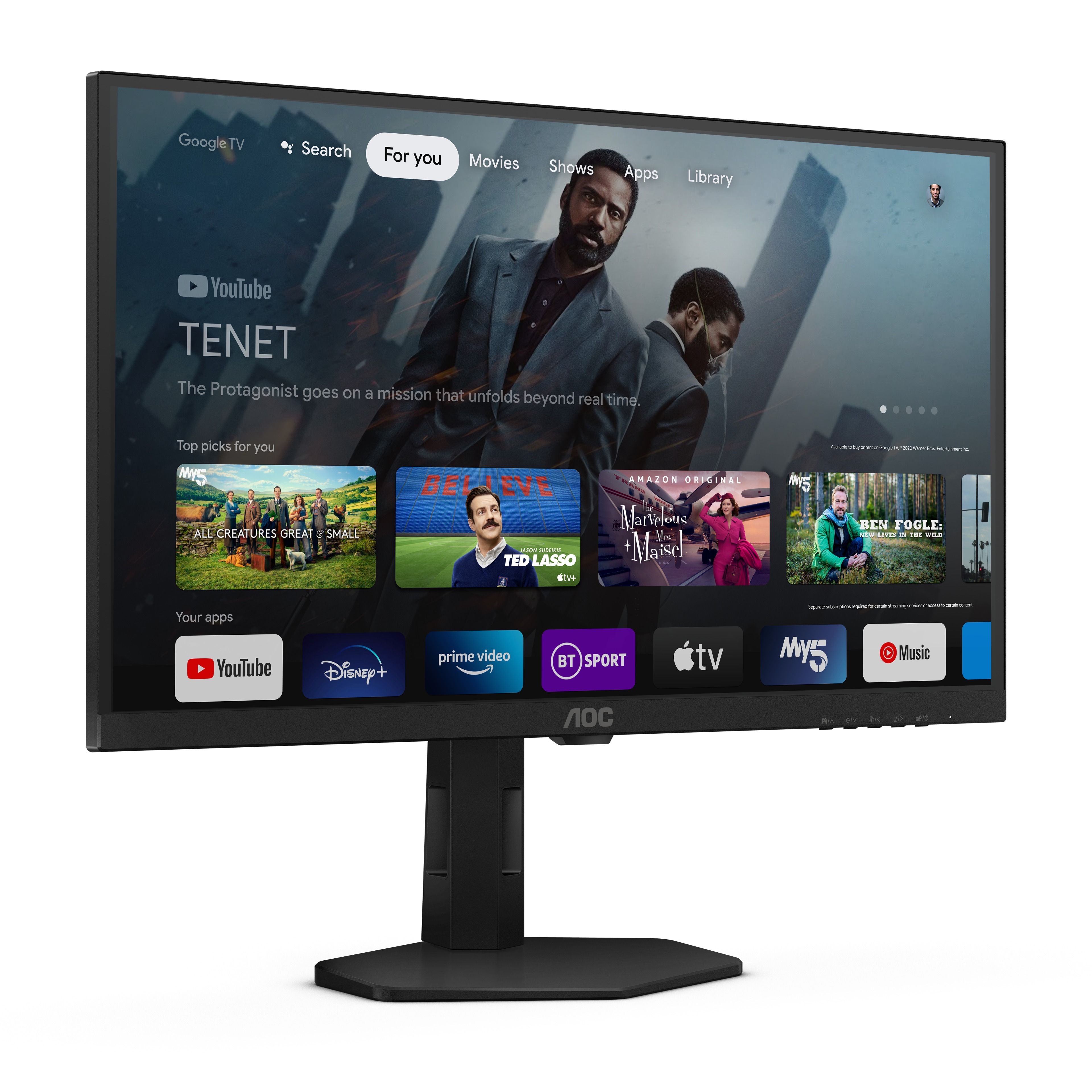 Монитор 27" AOC Q27G4XY  VA, 2560x1440, 180Hz, 0,3ms, 450сd/m, 1000:1 | 2xHDMI(2.0), DP(1.4) | 