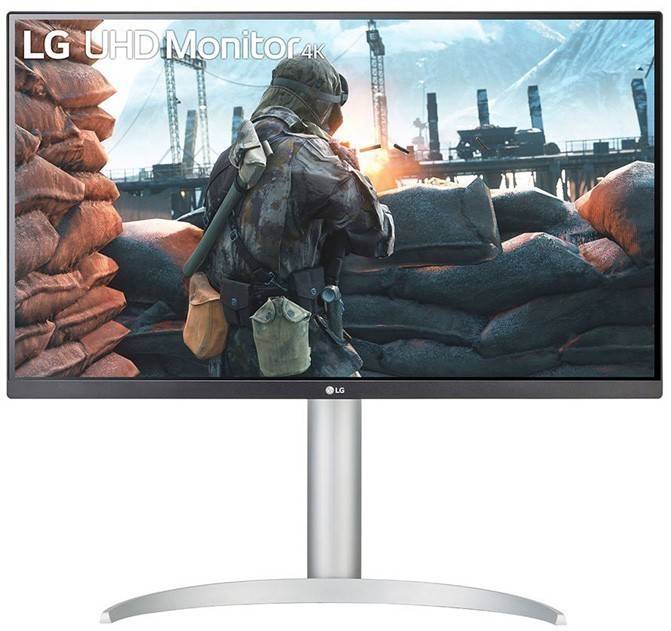 Монитор LG 27" UltraFine 27UP650-W серебристый IPS LED 16:9 HDMI матовая HAS 1200:1 400cd 178гр/178г