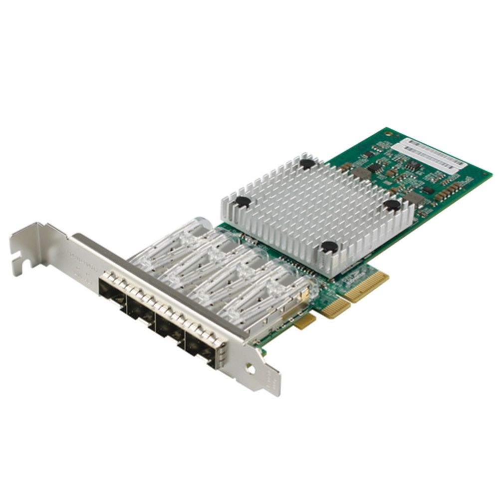 Сетевой адаптер ACD ACD-I350AM4-4x1G-SFP Ethernet Network Adapter, Intel i350, 4x SFP 1GbE, PCI-E v2