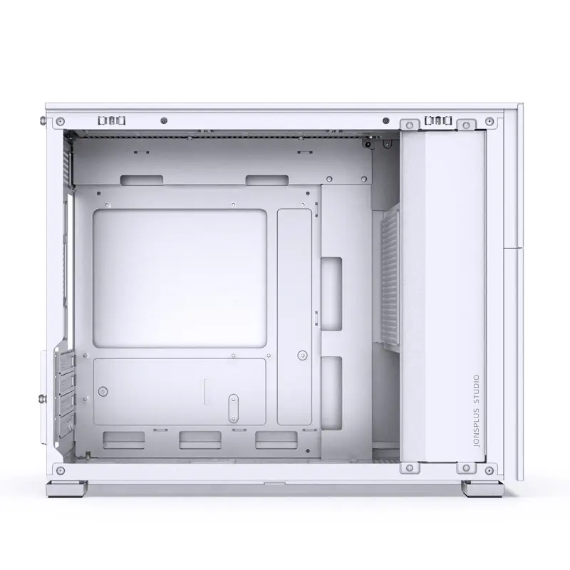 Корпус JONSBO D31 STD, Mini-Tower, TG, no fan, 1xUSB-A 3.2 + 1xUSB-C 3.2, mATX, mDTX, mITX White