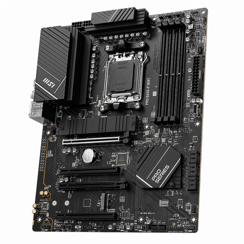 Материнская плата MSI PRO B650-P WIFI Socket AM5 AMD B650 4xDDR5 ATX AC`97 8ch(7.1) 2.5Gg RAID+HDMI+