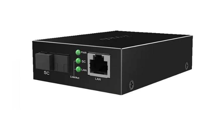 Tenda TFC100A Медиаконвертер одномодовый, RJ-45x100 Мбит/с, SCx100 Мбит/с