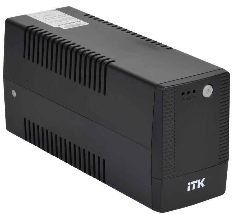 Источник бесперебойного питания ITK Electra EST-1000VA-1-001-S-L 600Вт 1000ВА черный