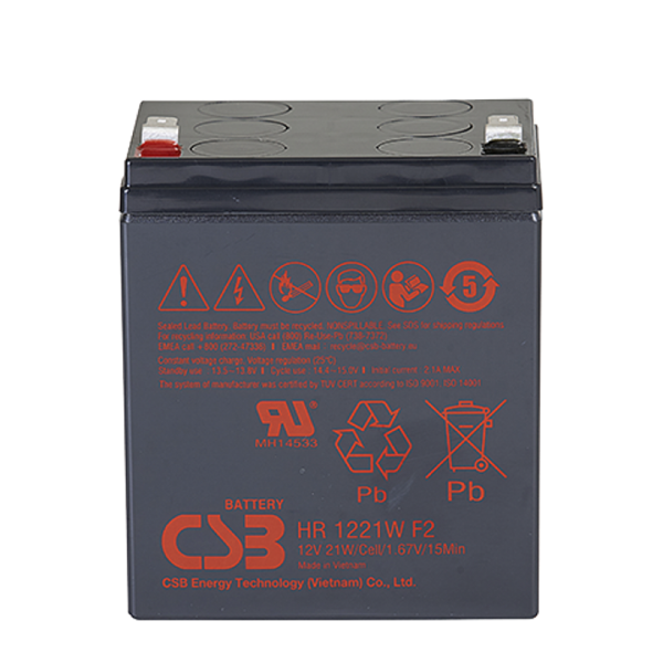АКБ CSB Аккумуляторная батарея для ИБП (12V/5.25Ah)