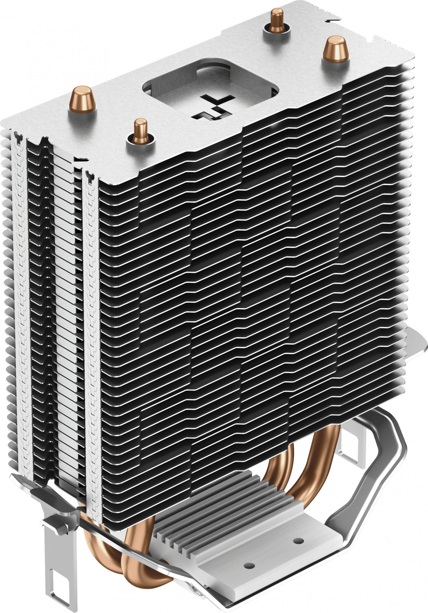 Устройство охлаждения(кулер) Deepcool AG200 Soc-AM5/AM4/1200/1700/1851 серебристый 4-pin 18-31dB Al+