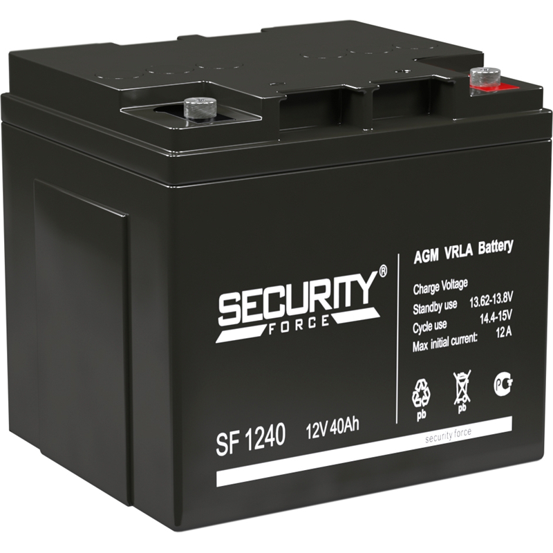 Аккумуляторная батарея SECURITY FORCE SF 1240