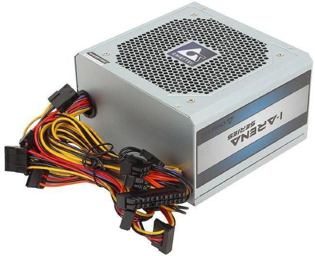 Chieftec 700W OEM (GPC-700S) {ATX v.2.3,КПД > 80%, A.PFC, 2x PCI-E (6+2-Pin), 6x SATA}